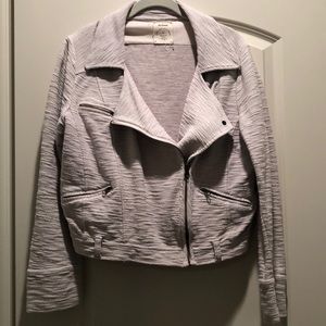 Allihop/Anthro knit moto jacket 🖤